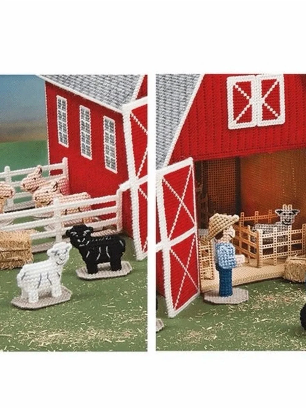 The Best of Mary Maxim Barnyard Playset - Red Barn